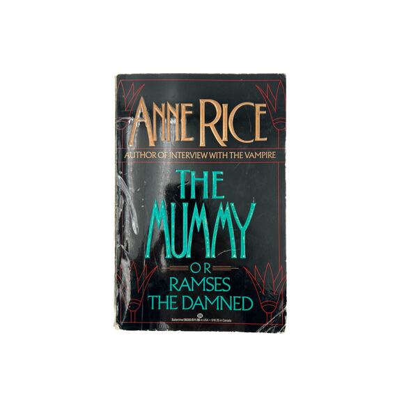 Vintage Paperback The Mummy Or Ramses The Damnet Anne Rice 1989 Ballantine Book - Picture 1 of 6